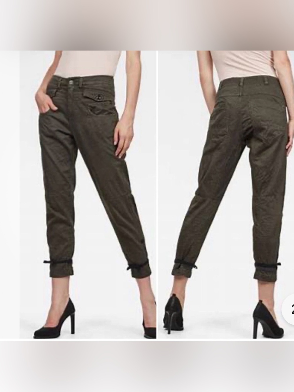 G-Star Raw Army Radar BF Strap Pants Green Women’s size 24